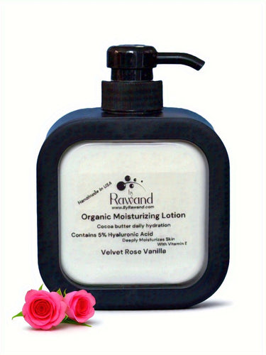 Cocoa Butter Lotion – Thick Moisturizer with Nourishing Oils - Bath & Body Products ByRawand